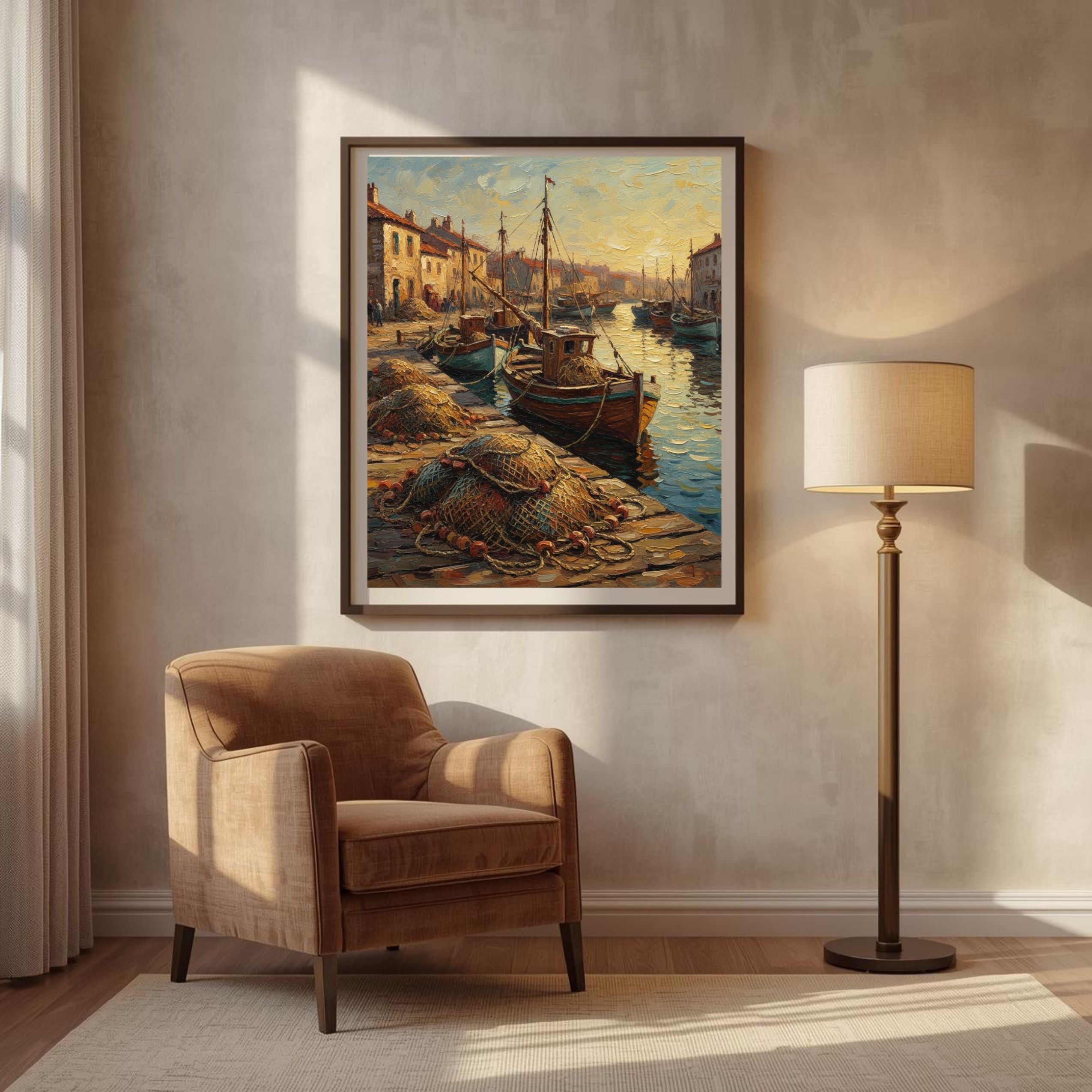 20-Piece Mediterranean Coast Mega Bundle | Impressionist Digital Wall Art Set (Greece Santorini, Italy Tuscany Prints)