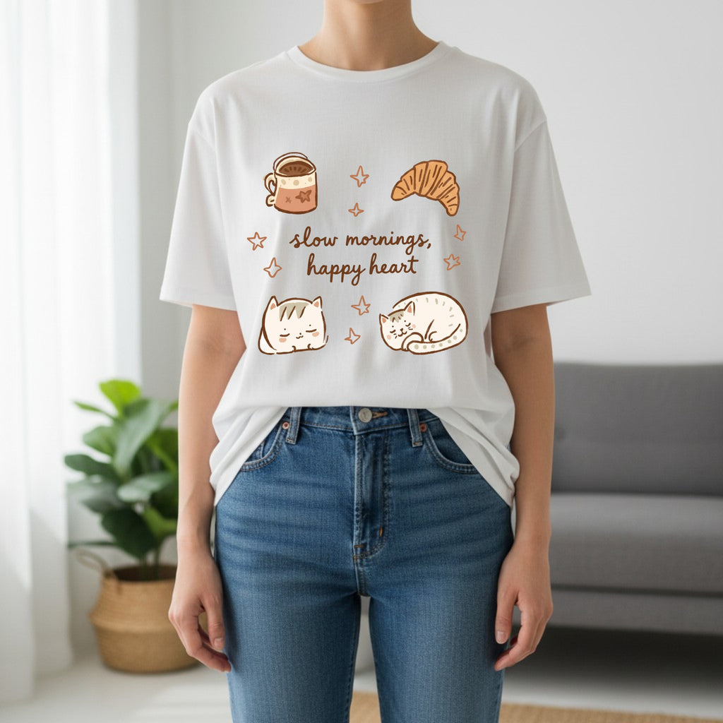 Minimalist Doodle T-Shirt Design Bundle: 25 PNGs for Self-Care, Travel, & Cozy Aesthetic Apparel