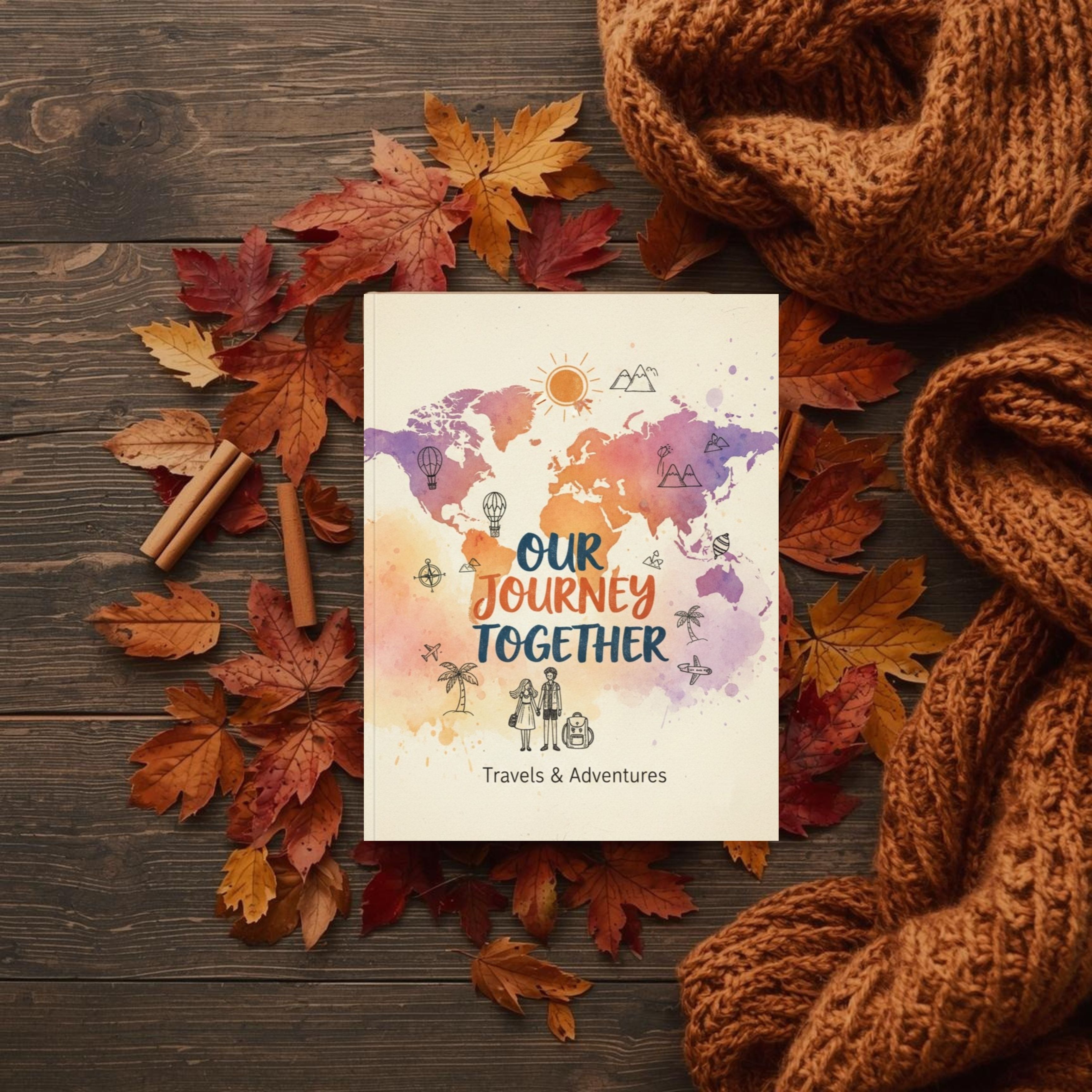 Our Shared Adventure: Digital Couple's Travel Journal & Memory Book - GoodNotes & Printable PDF