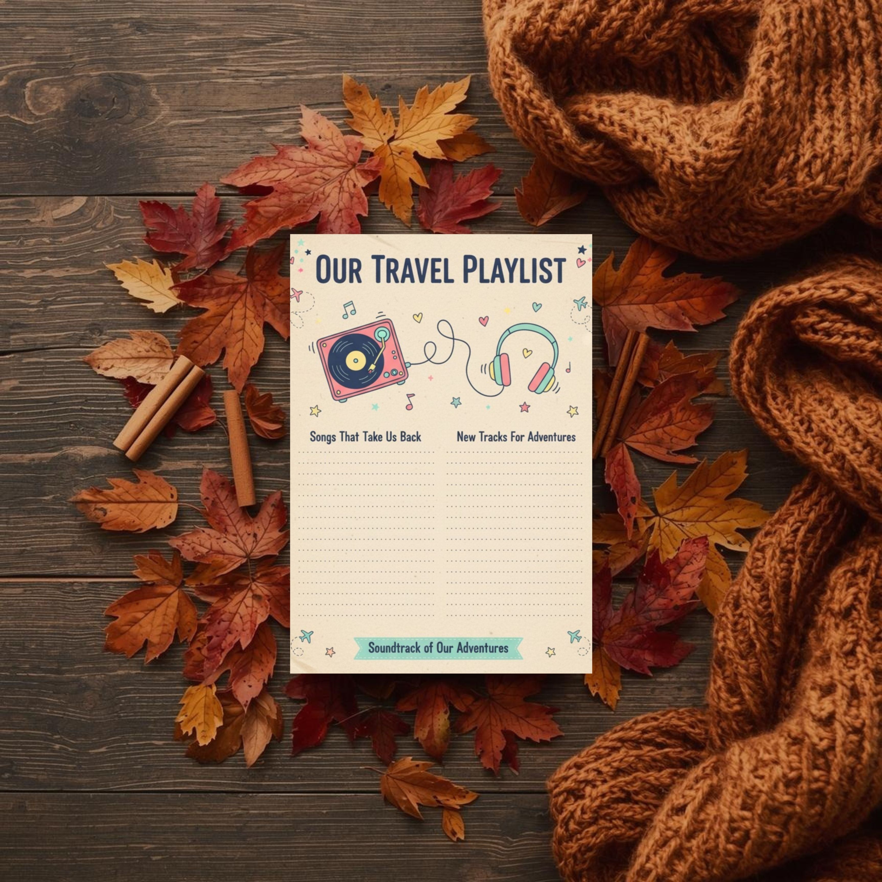 Our Shared Adventure: Digital Couple's Travel Journal & Memory Book - GoodNotes & Printable PDF