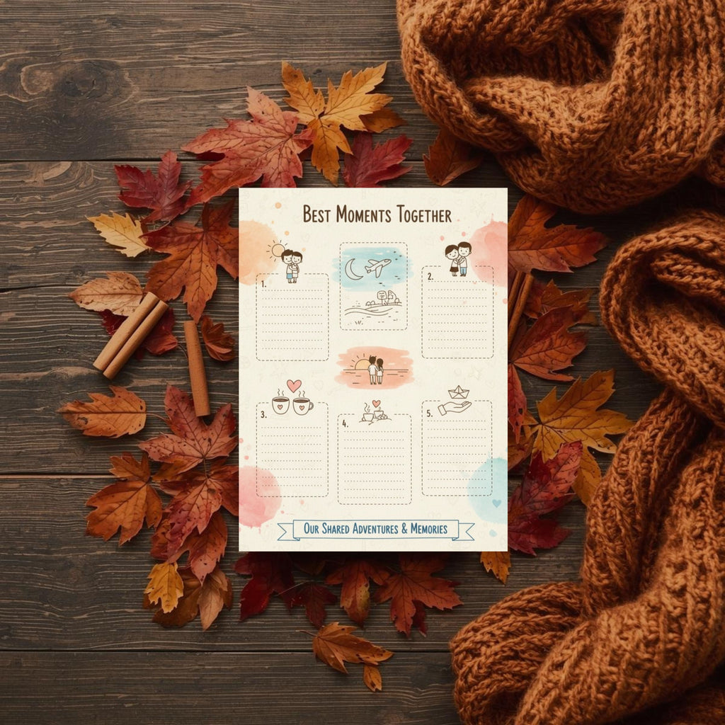 Our Shared Adventure: Digital Couple's Travel Journal & Memory Book - GoodNotes & Printable PDF