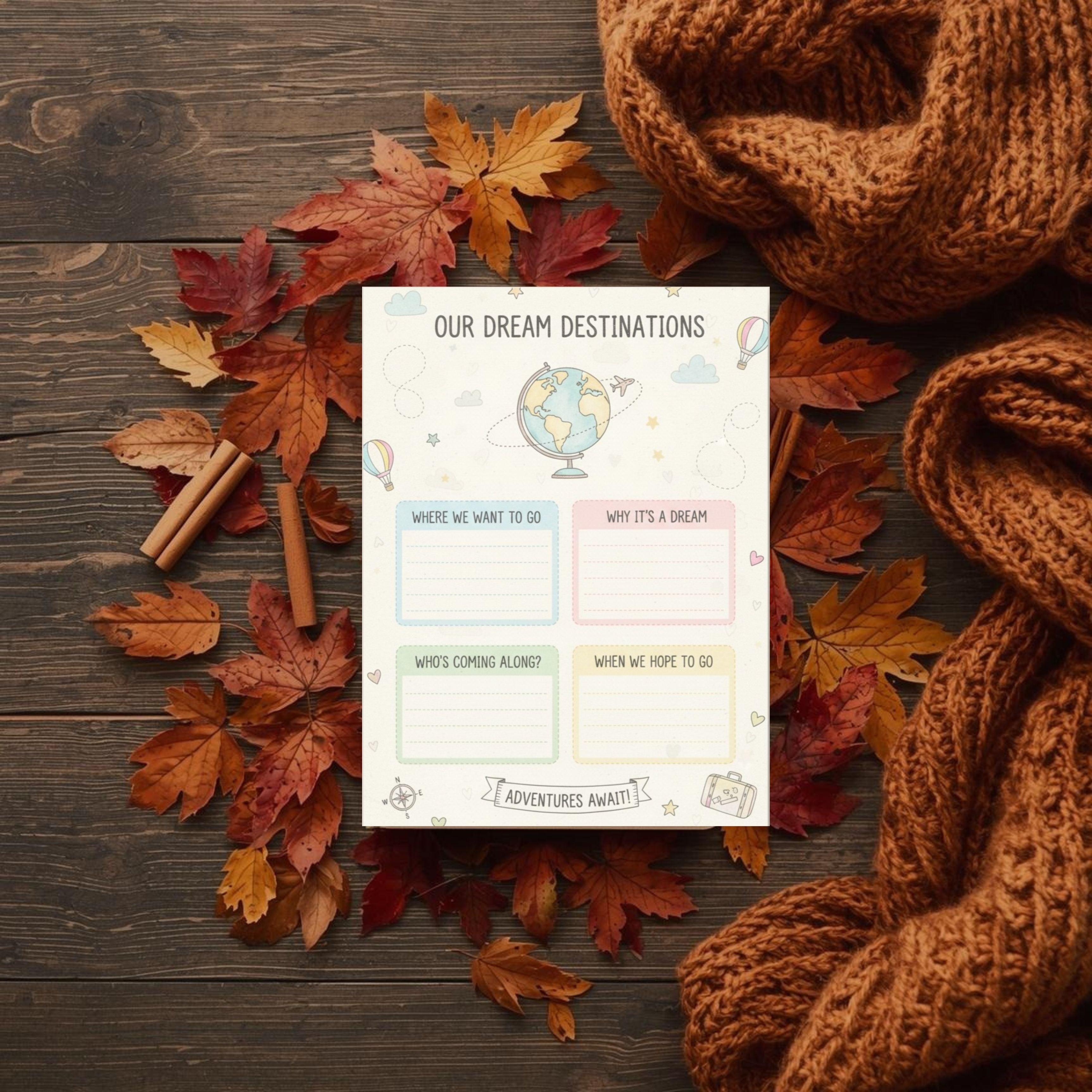 Our Shared Adventure: Digital Couple's Travel Journal & Memory Book - GoodNotes & Printable PDF