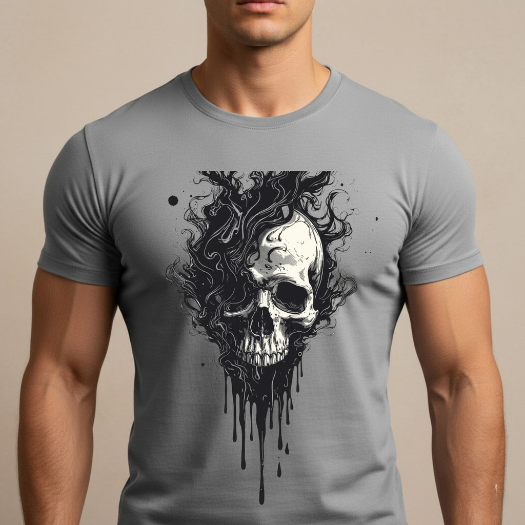 Gothic Grunge T-Shirt Design Mega Bundle: 20+ High-Contrast PNGs for Alternative Apparel & POD (Skulls, Angels, & Dark Art)