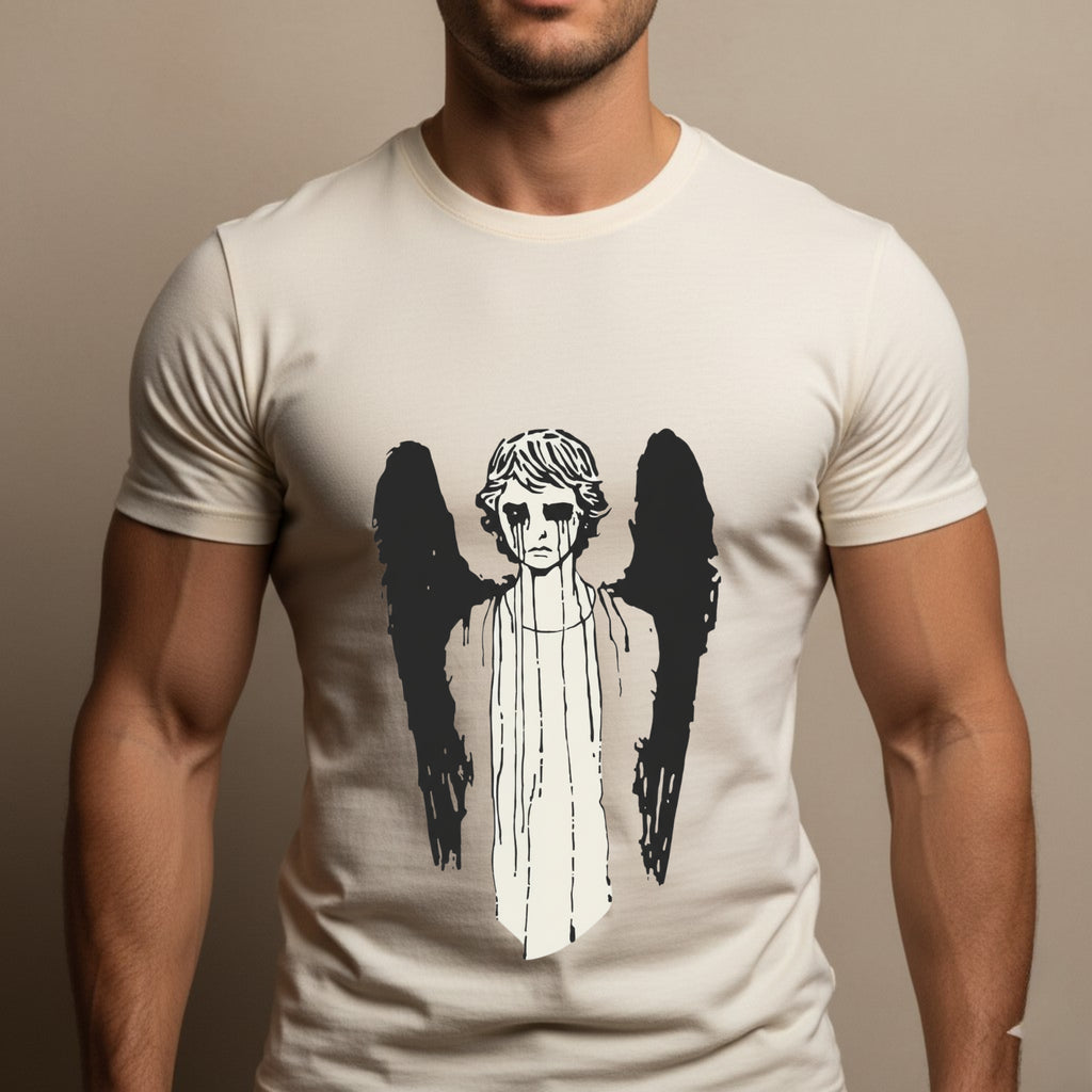 Gothic Grunge T-Shirt Design Mega Bundle: 20+ High-Contrast PNGs for Alternative Apparel & POD (Skulls, Angels, & Dark Art)