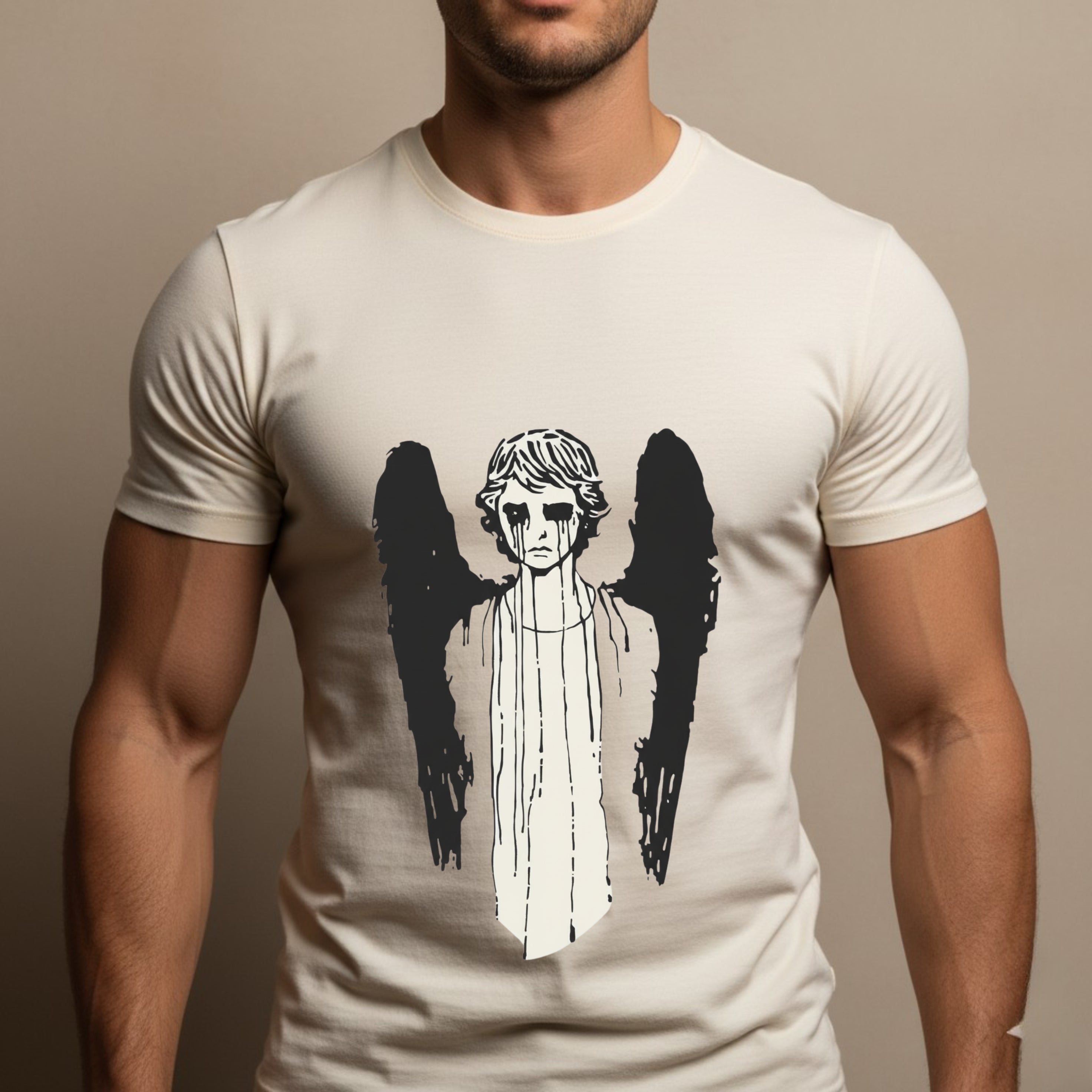 Gothic Grunge T-Shirt Design Mega Bundle: 20+ High-Contrast PNGs for Alternative Apparel & POD (Skulls, Angels, & Dark Art)