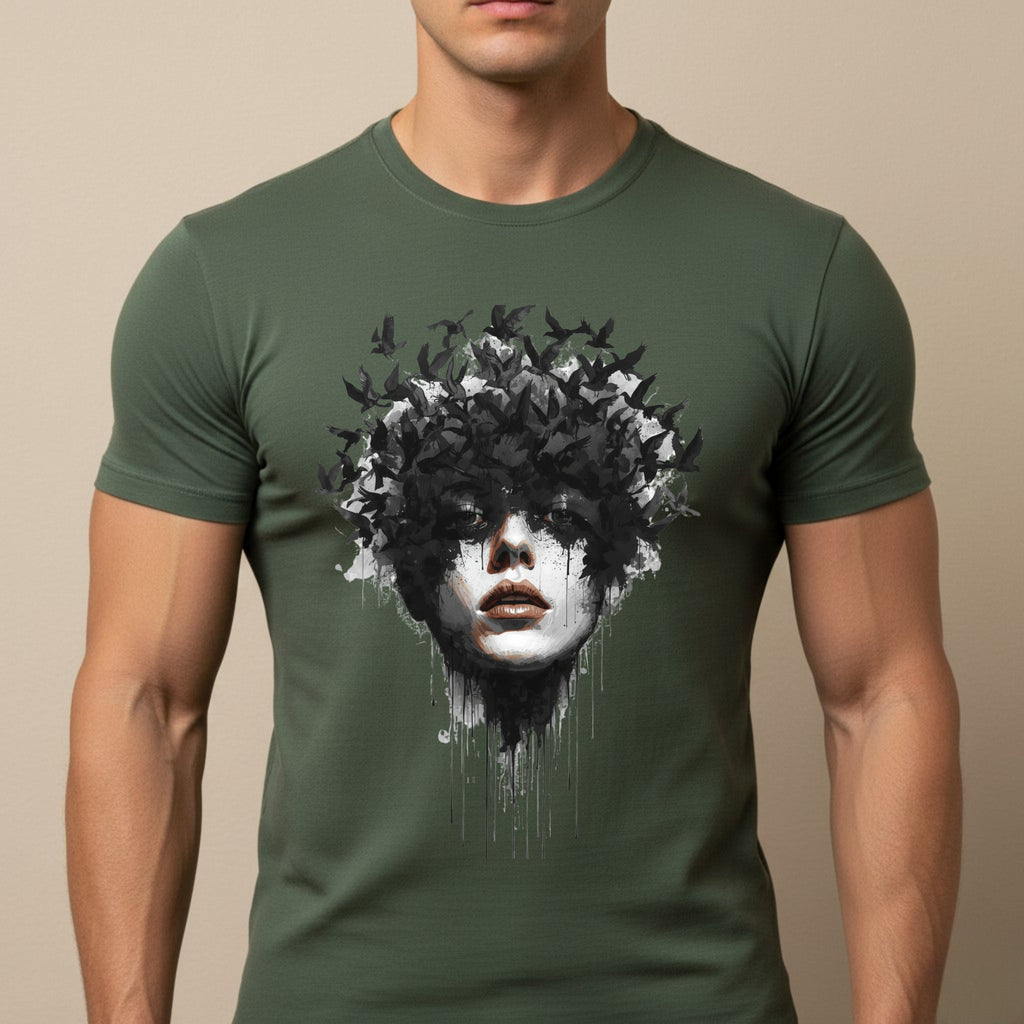 Gothic Grunge T-Shirt Design Mega Bundle: 20+ High-Contrast PNGs for Alternative Apparel & POD (Skulls, Angels, & Dark Art)