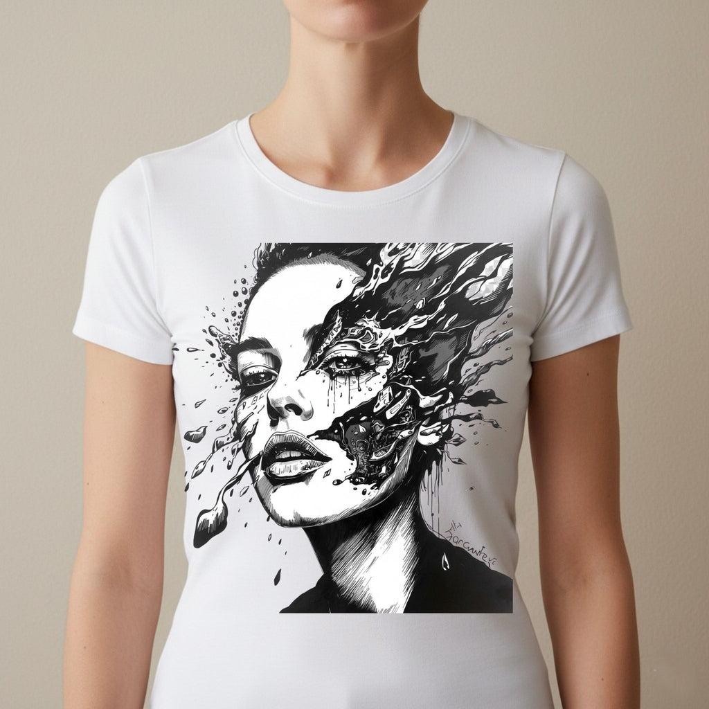 Gothic Grunge T-Shirt Design Mega Bundle: 20+ High-Contrast PNGs for Alternative Apparel & POD (Skulls, Angels, & Dark Art)