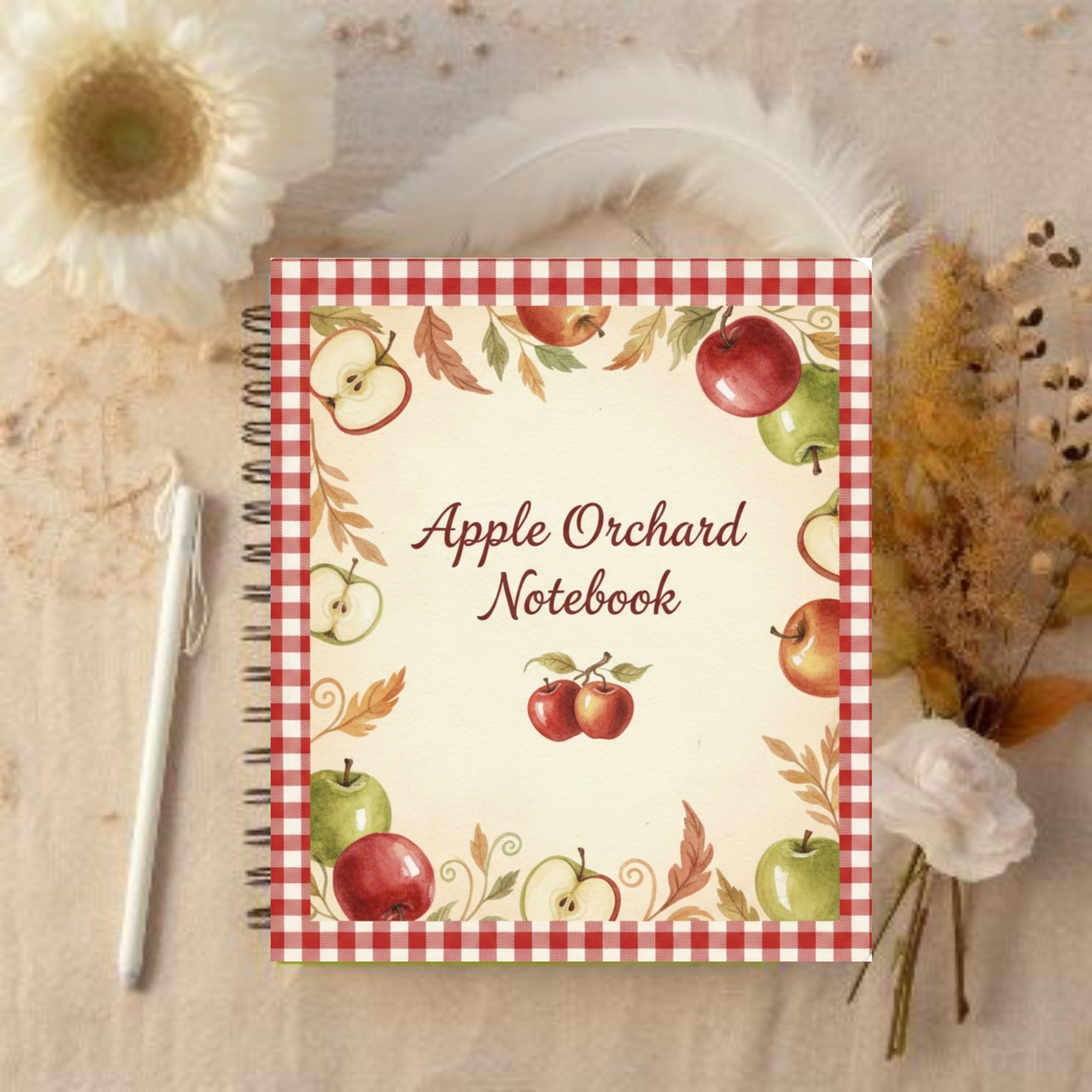 Cozy Apple Orchard Notebook: Autumn Cottagecore Digital Journal & Printable PDF (Fall Harvest Theme)