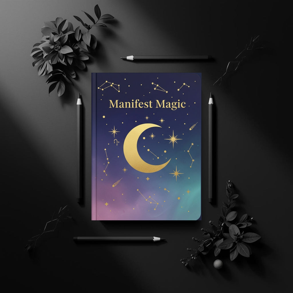 Celestial Manifestation Journal: Law of Attraction Digital Ritual Planner & High Vibe Workbook (GoodNotes & Printable)