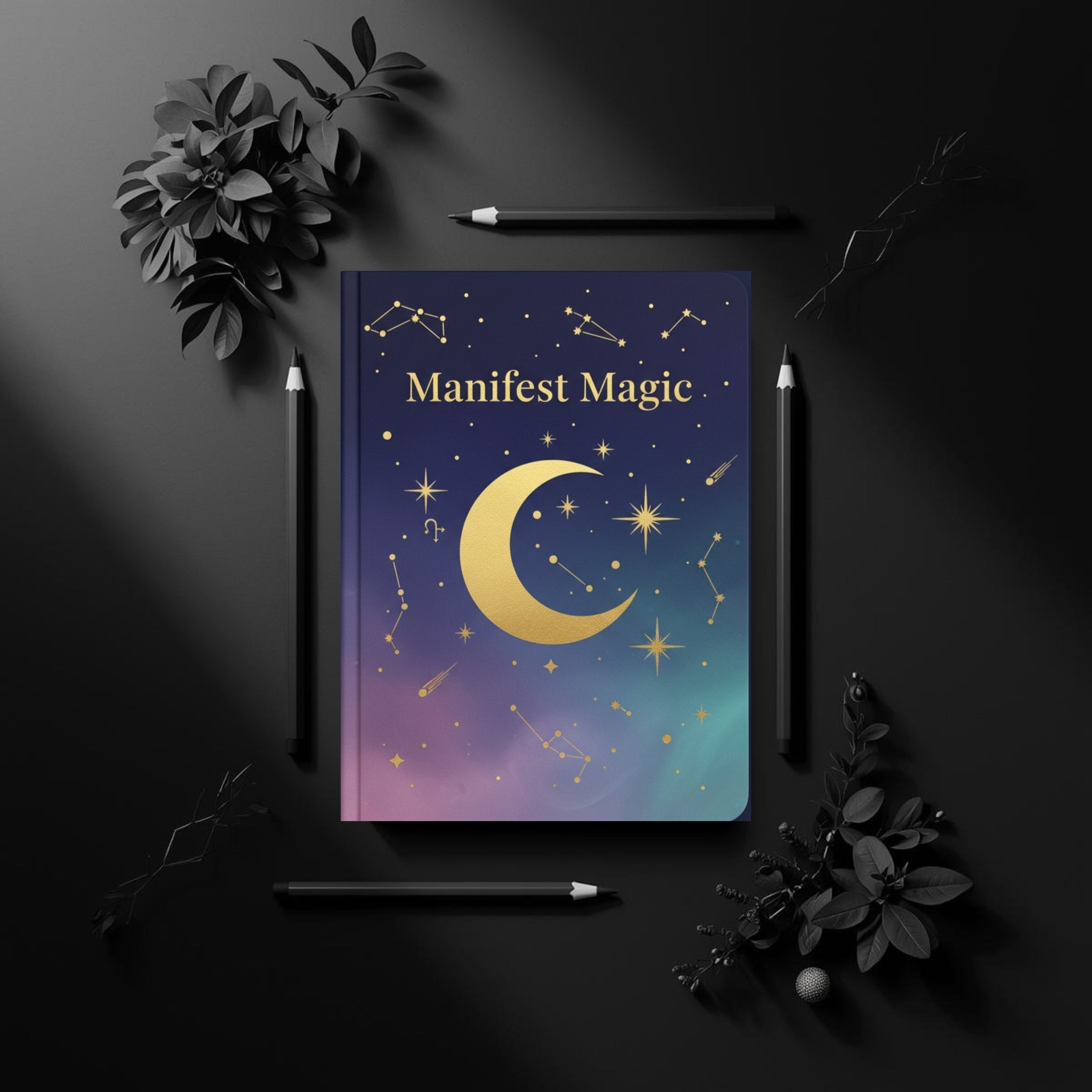 Celestial Manifestation Journal: Law of Attraction Digital Ritual Planner & High Vibe Workbook (GoodNotes & Printable)