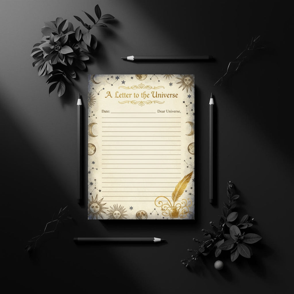 Celestial Manifestation Journal: Law of Attraction Digital Ritual Planner & High Vibe Workbook (GoodNotes & Printable)