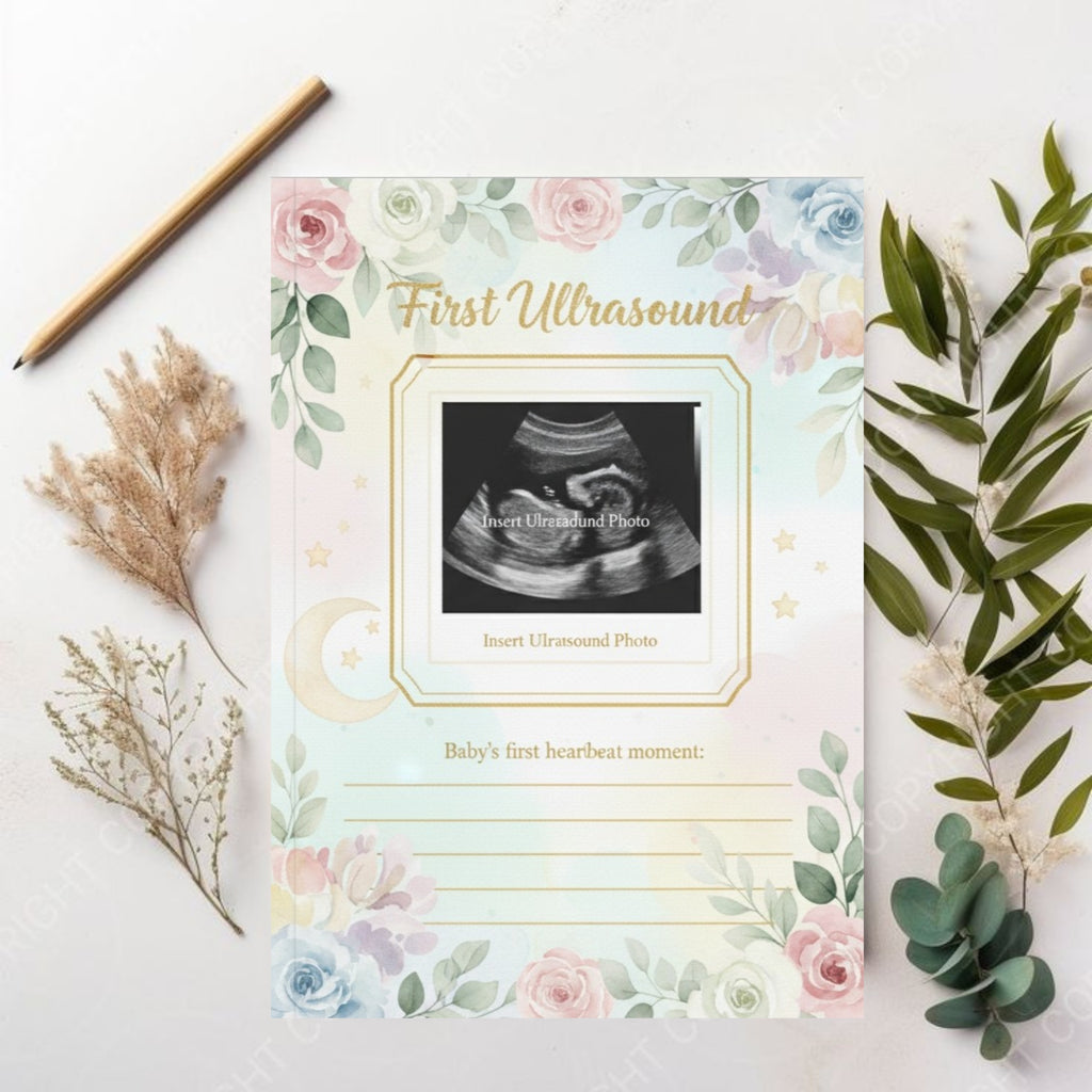 Aesthetic Pregnancy Journal: Digital Mom-to-Be Keepsake & Trimester Tracker (Baby Memory Book & Hospital Checklist)