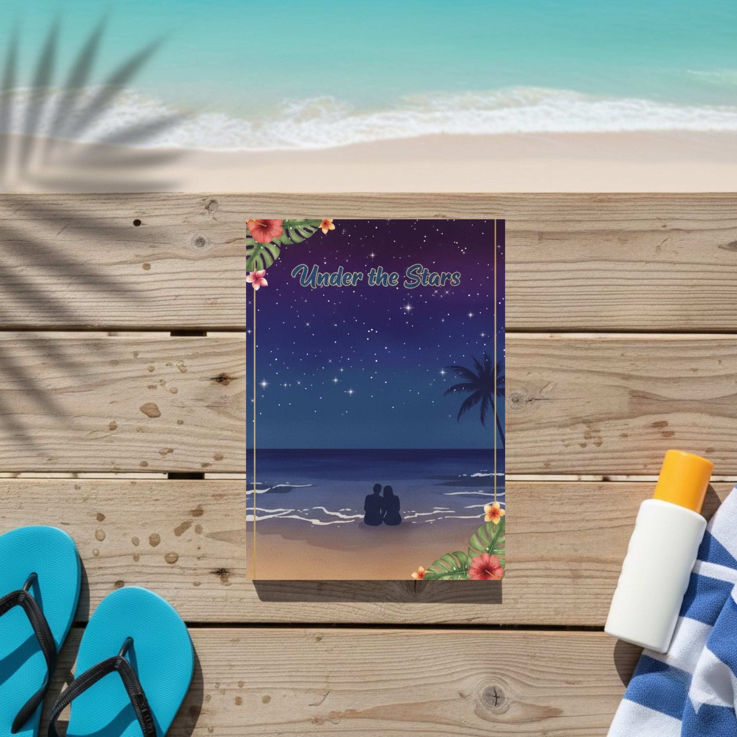 Whimsical Wanderlust: Digital Tropical Travel Journal for Couples & Beach Vacations (GoodNotes & Printable)