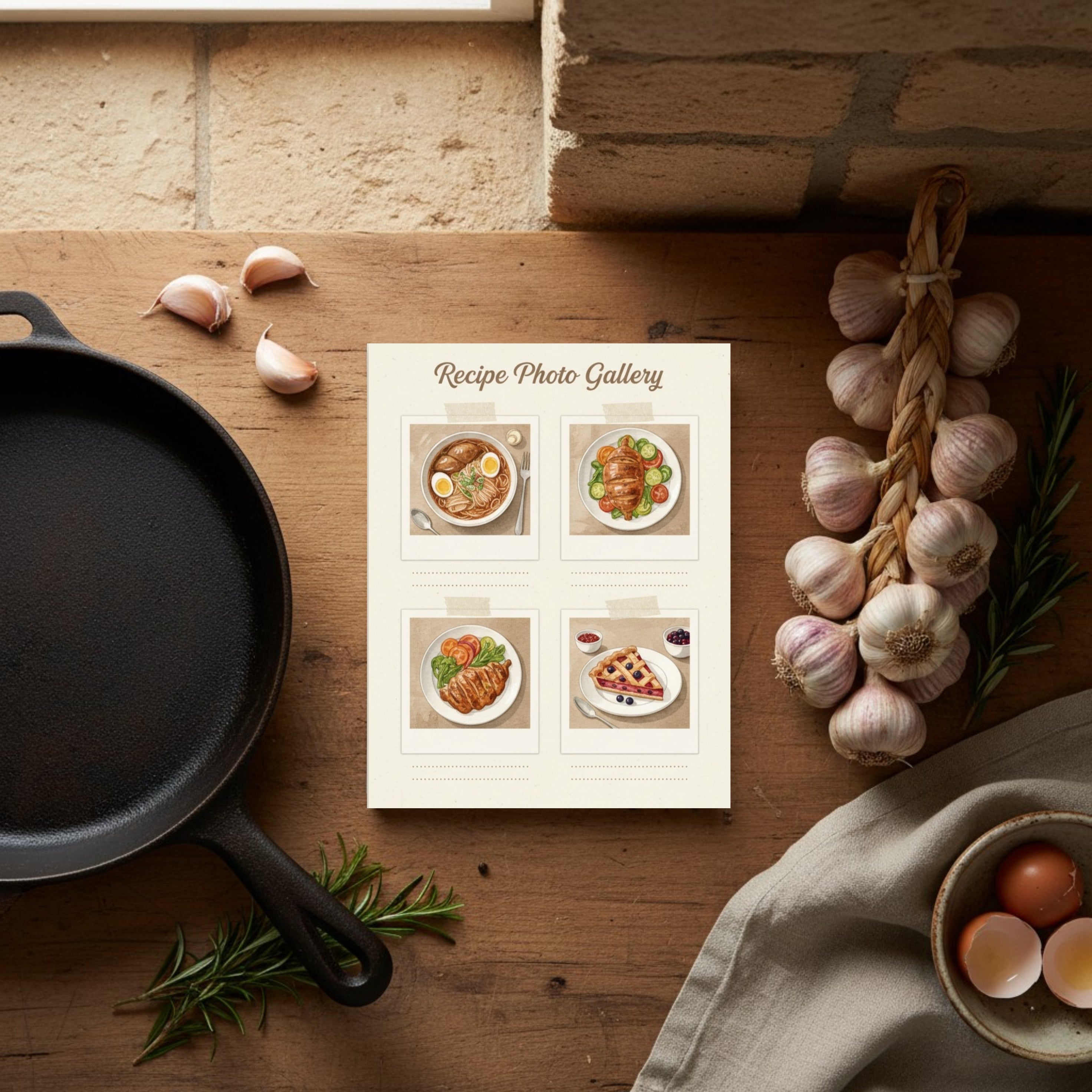 My Heirloom Recipe Journal: Comprehensive Digital Cookbook Template & Recipe Keeper (GoodNotes & Printable PDF)