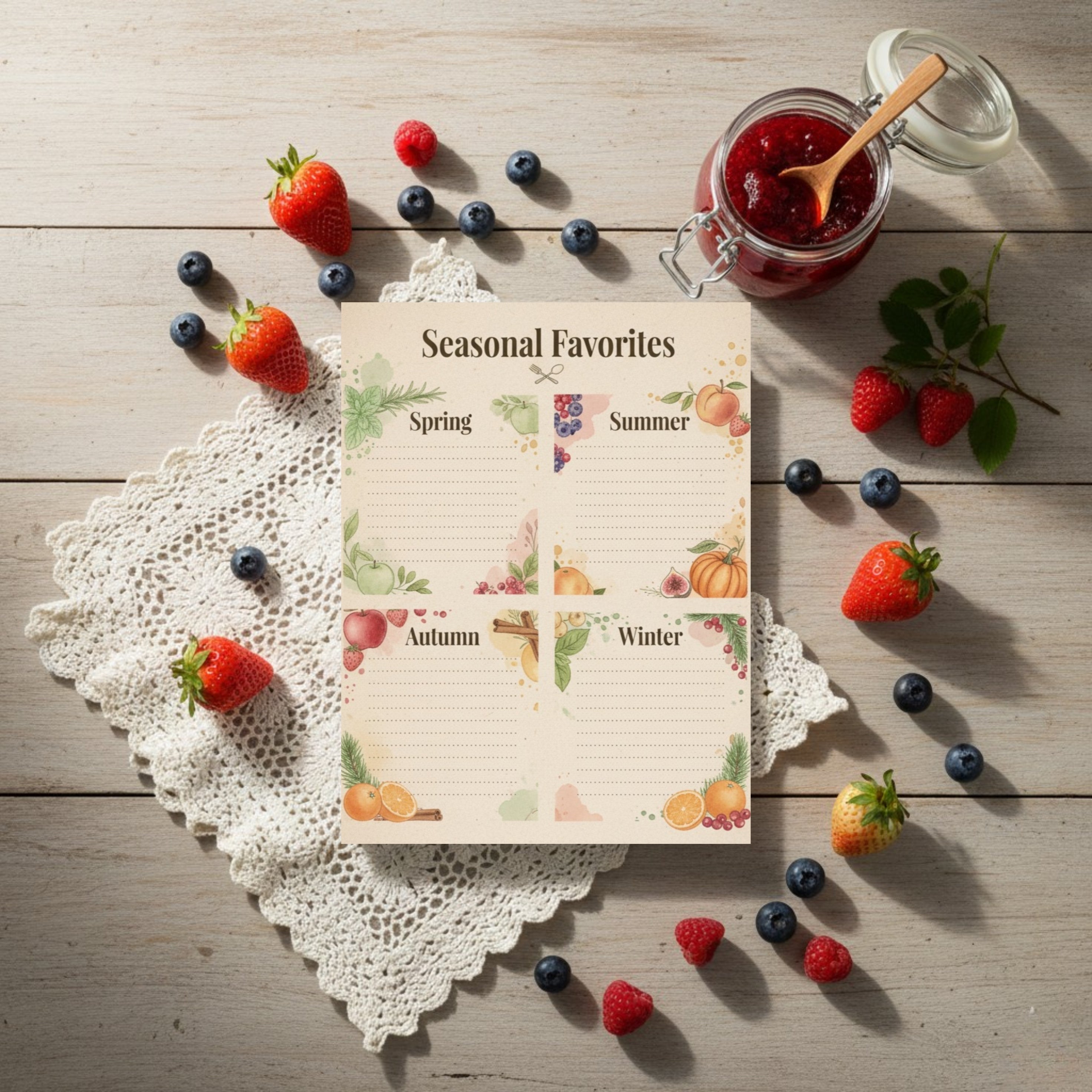 Aesthetic Food Journal: Mindful Eating, Recipe Experiment & Culinary Memory Tracker (GoodNotes & Printable)