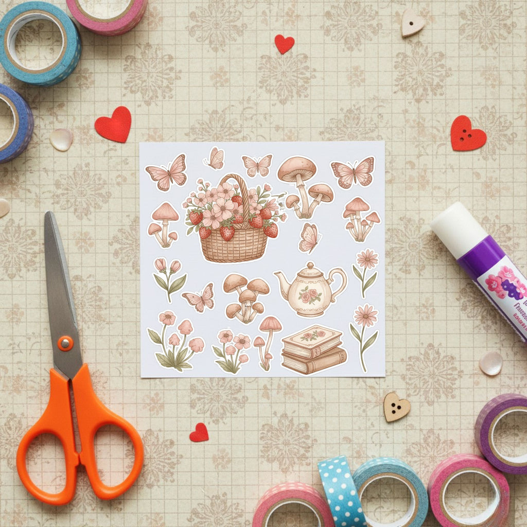 Mega Bundle: Pastel Pink Aesthetic Digital Sticker Pack | 250+ Girly Planner Stickers (GoodNotes, Notion, & Digital Scrapbooking)